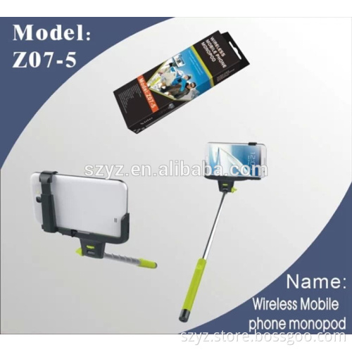 2014 Fashion Selfie Stick With bluetooth,Wireless Monopod Bluetooth Monopod For Mobile phone
